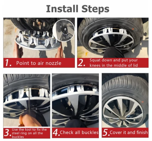 (4) Tapacubos para Nissan Sentra 2013-2019 16" cubierta de rueda R16 neumático y llanta de acero nuevo Foto 2 de 4