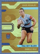 2025 NRL NRLW RIVALRY STATE OF ORIGIN GOLD CARD -[NSW BLUES]- G05 Isabelle KELLY