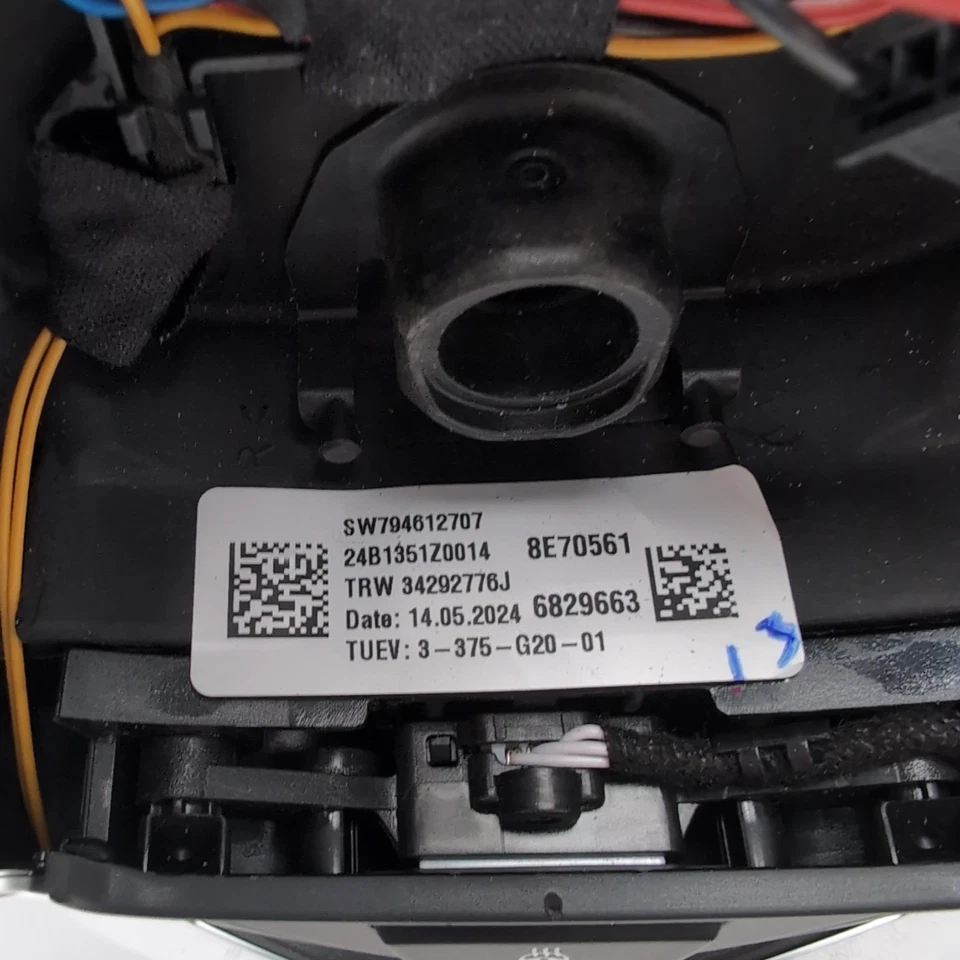 2019 - 2024 BMW 330I FRONT HEATED STEERING WHEEL BLACK LEATHER W/PADDLE SHIFTERS - Image 4 of 4