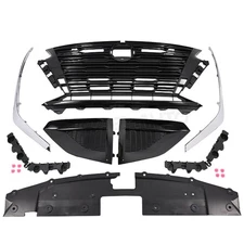 Fog Light Cover Bumper Grille Chrome Trim For 2023-2024 Nissan Altima SL/SV