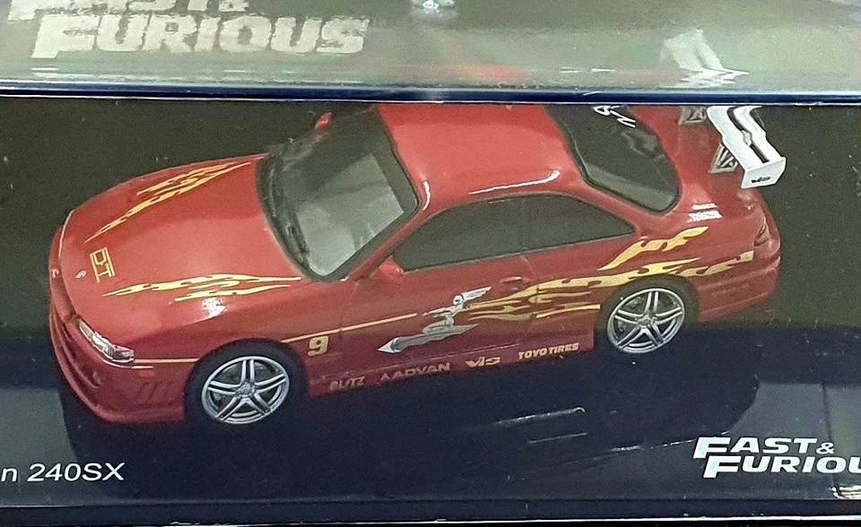 DeAgostini 1/43 Scale F220CMC033 - Fast and Furious Nissan 240SX - Red - Image 4 of 4