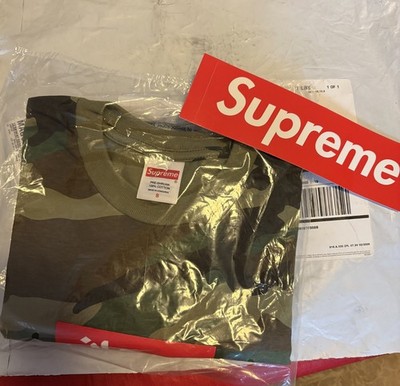 Supreme Arabic Box Logo Tee Camo Size S. | eBay