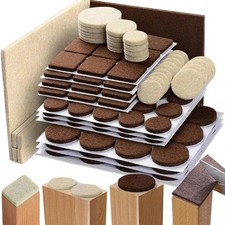 142PCS Self Adhesive Felt Furniture Pads Round Chair Table Leg Floor Protectors