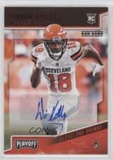 2018 Panini Playoff Rookies Red Zone Auto Damion Ratley #273 Auto 0c2