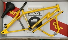 CW Racing 2020 Limited Edition Phase 1 Bmx Frame Set, yellow New In Box