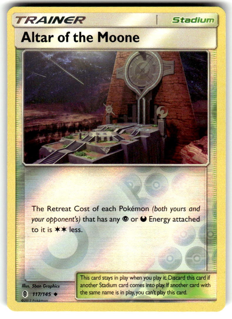 Altar of the Moone Reverse Holo Uncommon Guardians Rising 117/145 Lightly Played