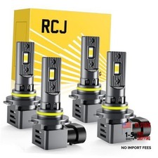 Cool White LED Bulbs 9005/HB3 9006/HB4 9005/9006 Combo - 200W