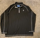 White Water Monterey Performance Breathable 1/4 Zip Pullover Shirt Black Size XL