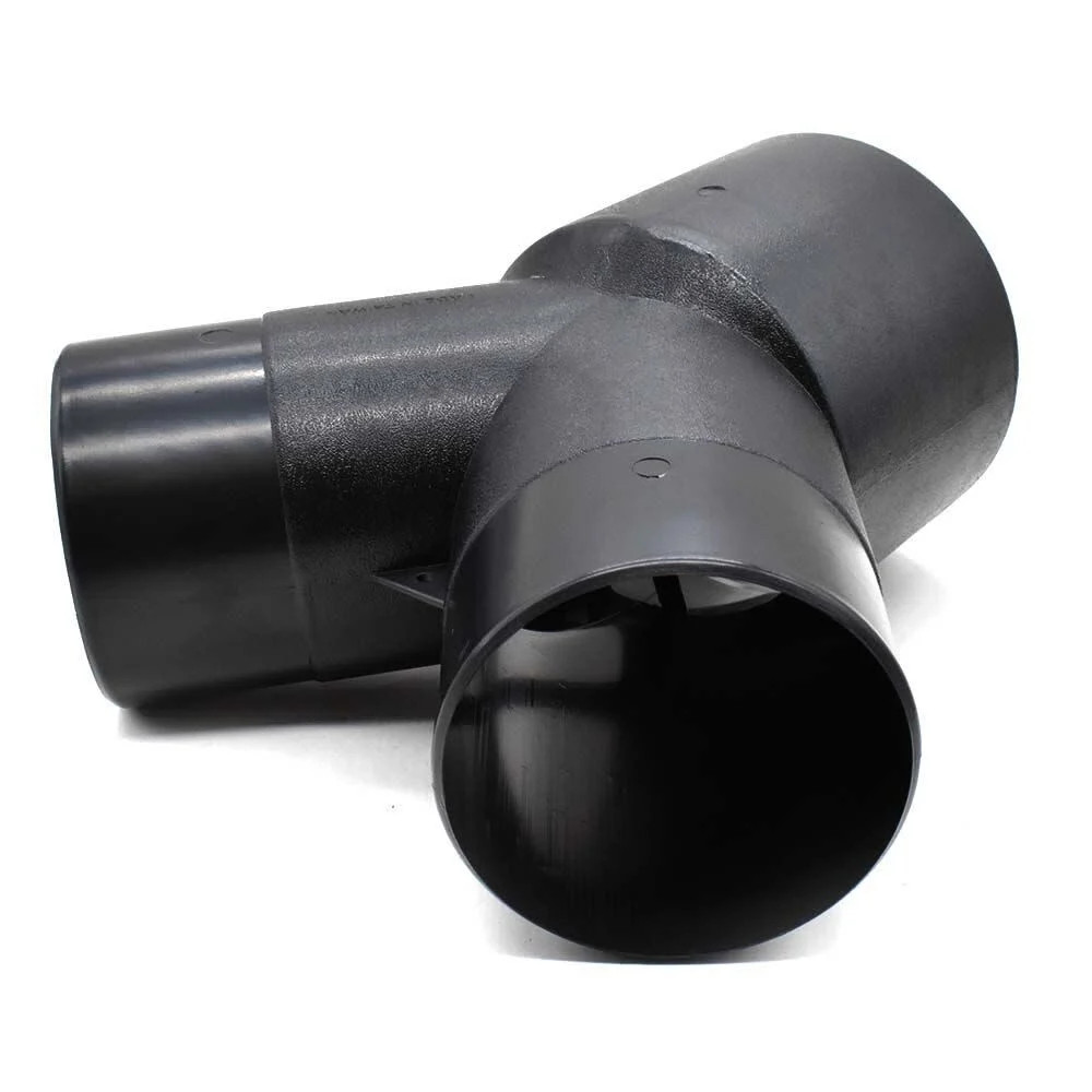 Большой Рупор 5 дюймов X 4 дюйма X 4 дюйма Черный Y-образный адаптер
