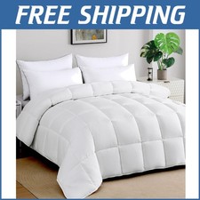 Extra Large Alaskan King Comforter 120"x132" - Lightweight Quilted Elegance