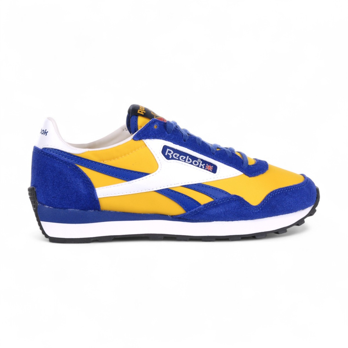 Reebok Men's Aztec II Cobalt/Yellow/Chalk Sneakers 100231043 | eBay