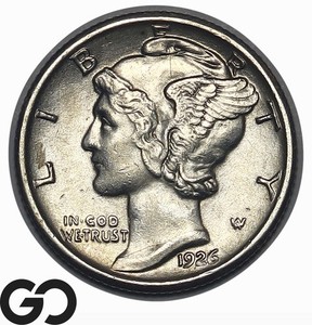 1926 Mercury Dime, Frosty Choice Unc+