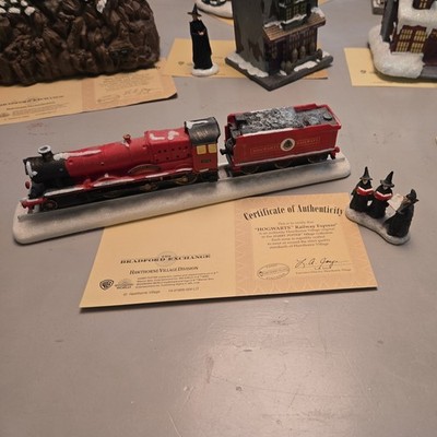 Bradford Exchange Harry Potter Village Hogwarts Railway Express 