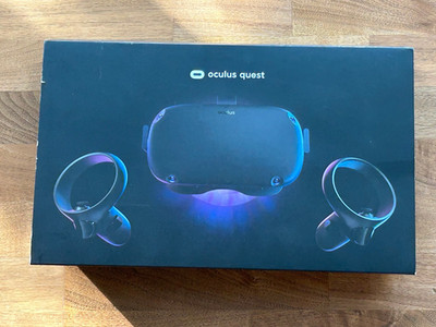 ### META OCULUS QUEST 1 VR - GAMING HEADSET - 2 CONTROLLER - 128 GB ###
