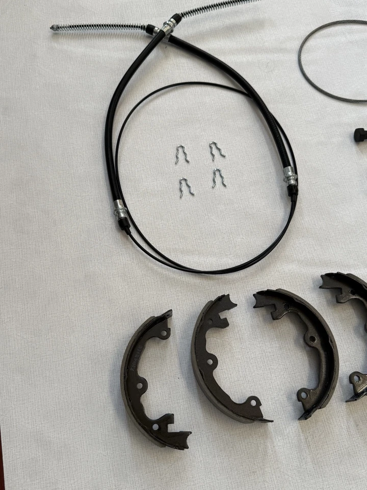 67-82 Corvette Emergency Parking Brakes Kit Complete kit cables shoes Deluxe - Изображение 2 из 4