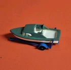 Lesney Matchbox #9 Boat and Trailer Cabin Cruiser