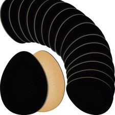 Jecery 36 Pcs Non Slip Shoes Pads Suede Sole Protectors Adhesive for Black