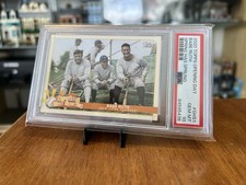 PSA 10 Babe Ruth Miller Huggins Lou Gehrig 2020 Topps Spring Has Sprung #SHS1