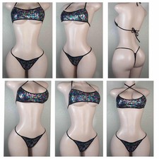 Exotic Dancewear Women's Bikini Set Size Small/Medium