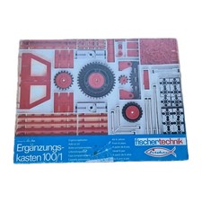 fischertechnik 100/1 Ergänzungskasten super Zustand vollständig  mit Anleitung