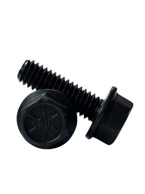 (100 Pcs) 5/16 -18x1  Grade 8 Hex Flange Bolt (FT) Zinc Phos & Oil