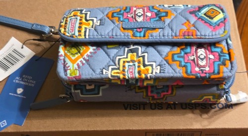 VERA BRADLEY Iconic Quilted RFID All in One Crossbody 21941-H92 Painted Medallio