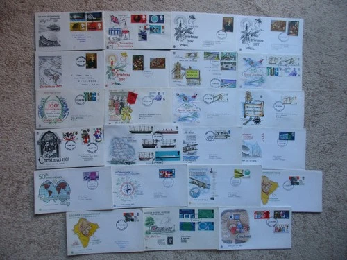 COLLECTION OF 23 STUART FIRST DAY COVERS 1966-1969, FDI & CDS CANCELS