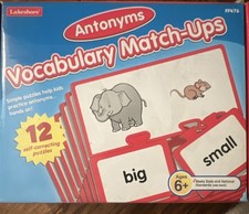 Lakeshore Antonyms Vocabulary Match-Ups 12 Se...