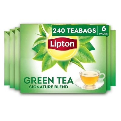 Lipton Signature Blend Green Tea with Jasmine 40 Bags (Pack of 6)