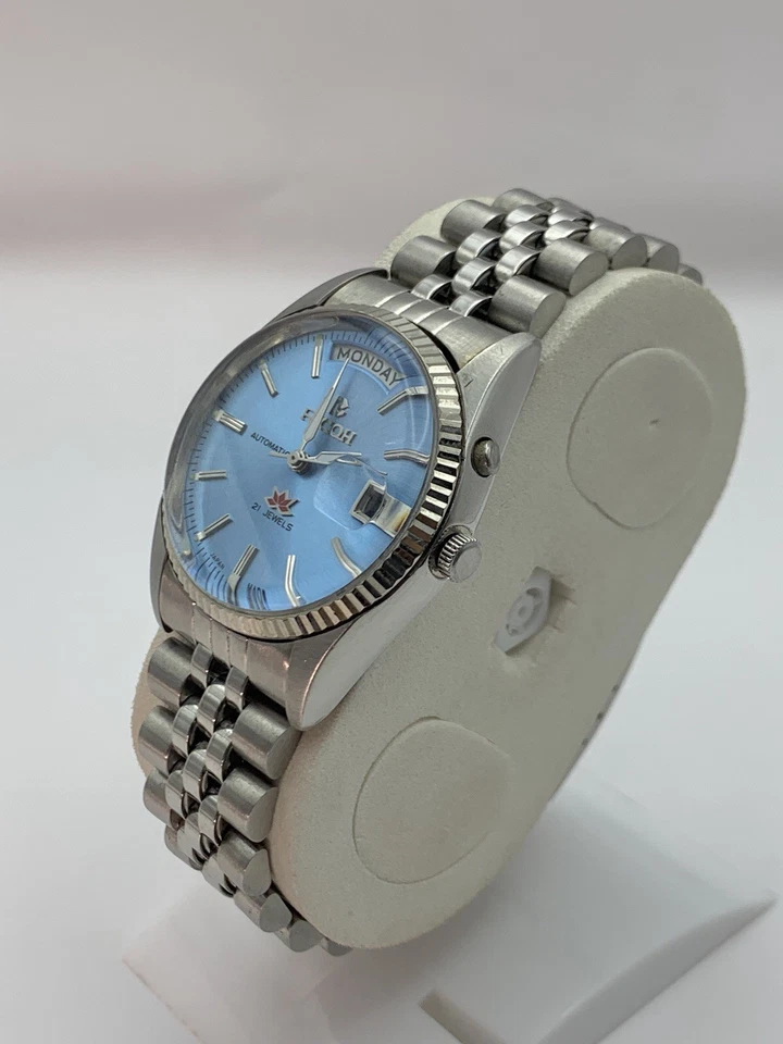 Автоматические мужские наручные часы Ricoh President 061121 21 камень Япония. - Изображение 3 из 4