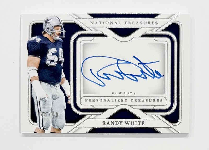 2024 National Treasures Randy White Personalized Treasures Auto /99 #PT-RW
