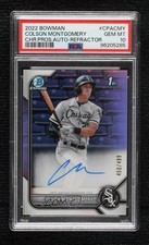 2022 Bowman Chrome Prospect Refractor Colson Montgomery PSA 10 GEM MT Auto 0n64