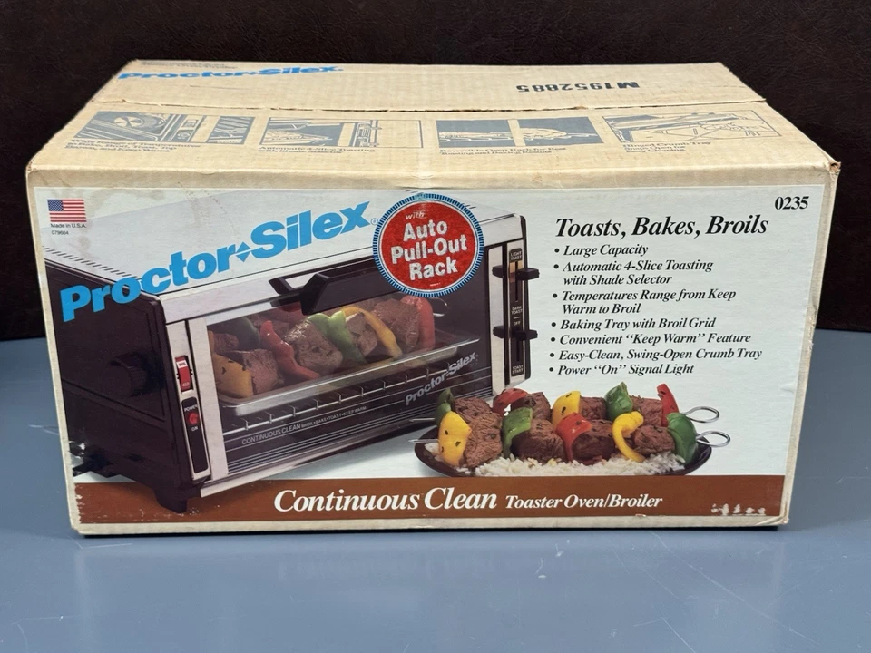 Horno tostador Proctor Silex vintage 0235 nuevo sellado Foto 2 de 4
