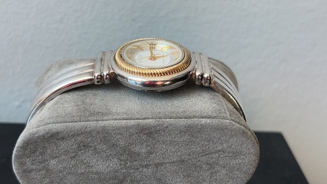 ECCLESSI SOLID STERLING SILVER  QUARTZ BANGLE QUA… - image 3