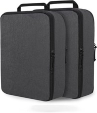 Large Compression Packing Cubes for Travel, 2 Set Compression Bags Travel Cubes