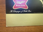 MILLER HIGH LIFE Beer Alaska Deadstock Cardboard Display Sign (VTG, 50s) — photo 3