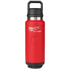 Milwaukee 48-22-8397R PACKOUT 36oz Red Insulated Bottle with Chug Lid
