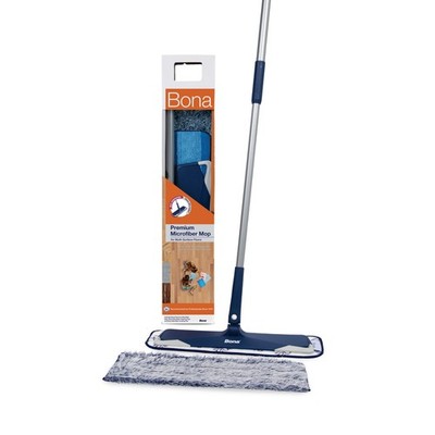 Bona Premium Microfiber Floor Mop for Dry and Wet Floor Cleaning - Includes Micr