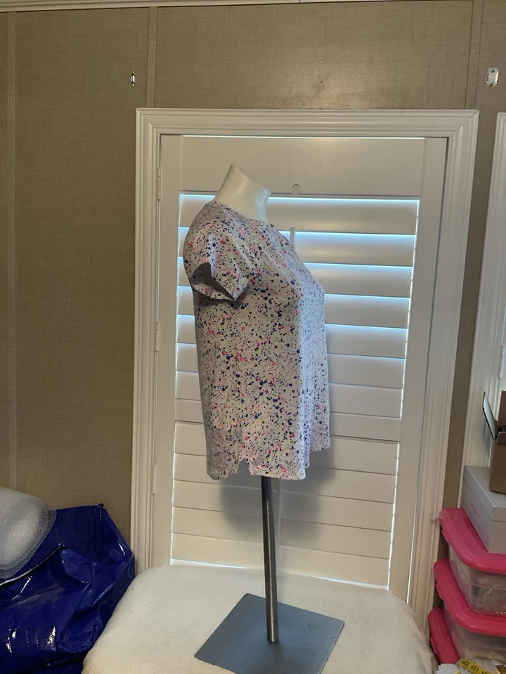 Camiseta Athletic Works Multicolor Talla Grande 10-12 Manga Corta Foto 3 de 4