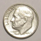 1964 P ROOSEVELT DIME in circulated condition