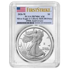 2026-W $1 1-oz Proof American Silver Eagle PCGS PR70DCAM FS Flag Label