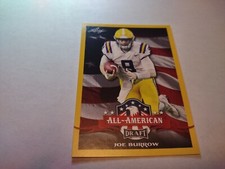 2020 Leaf Draft Joe Burrow All-American Yellow Rookie Card RC - Bengals