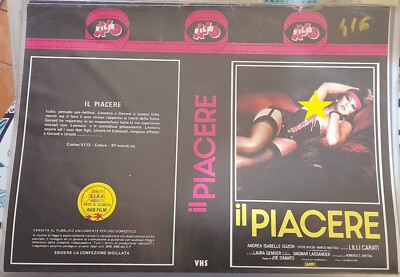 IL PIACERE ( LILLI CARATI - A. MASSACCESI - 1985 ) # VHS - Ex Nolo - COMPLETA #