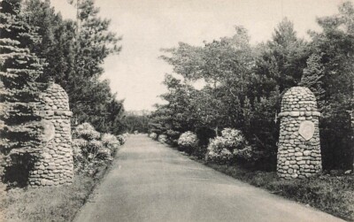 Vintage Entrance Pocono Manor Inn Pocono Manor PA P477