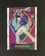 2022 Panini Chronicles Colton Welker /99 Crusade Rookie Card Purple Mojo