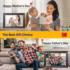 KODAK 10.1 Inch WiFi Digital Picture Frame,1280x800 HD IPS Touch Screen, Black N