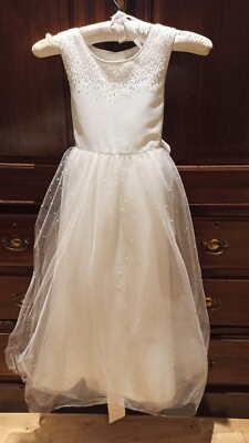 John Lewis Heirloom Collection Kids' Fairy Bridesmaid Dress, Ivory