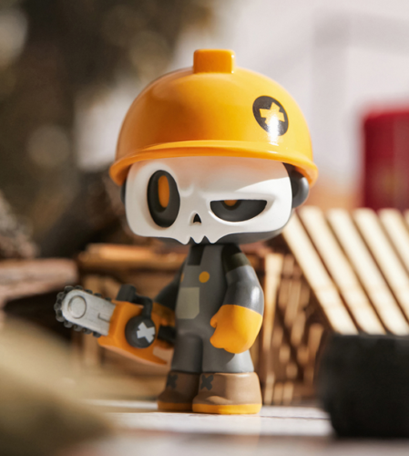 MYTOYS x MR.BONE Junior First Day Series Worker Mini Figure Designer Art Toy - Picture 1 of 5