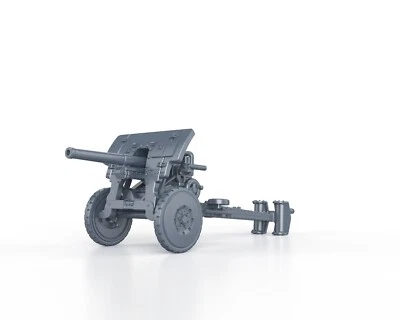 WARGAMEZONE WWII BELGIAN - FRC 47mm MODELE 1931 ATG (transport) 3D Model 1/48 1/56 1/72 1/87