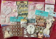 LOT 943 - RARE WEDDING BRIDAL LOVE ASSORTMENT 3D STICKERS JOLEE'S  MORE